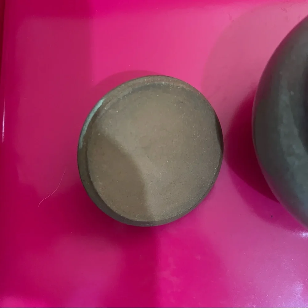 Vintage Jugtown Ware Pottery Small Bowl With Lid 1991 - Picture 5 of 7